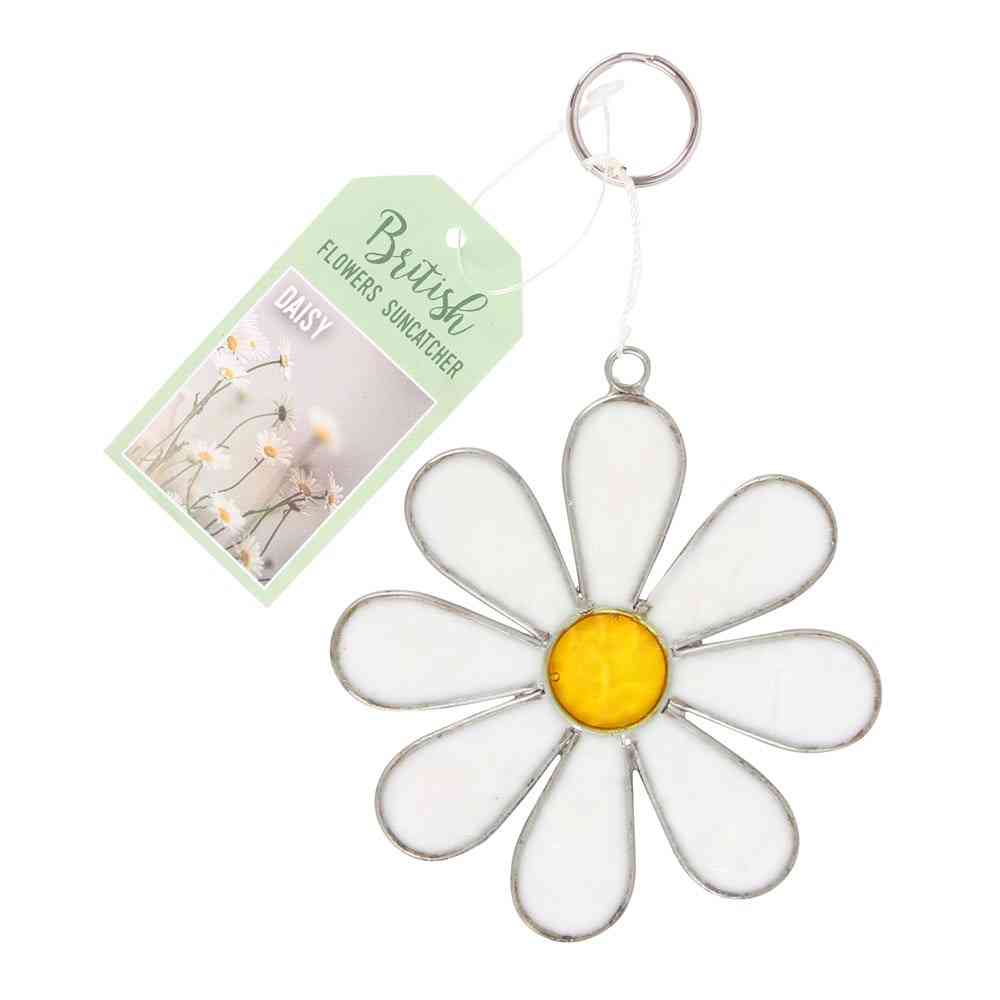 Something Different - White Daisy Suncatcher - Multicolours